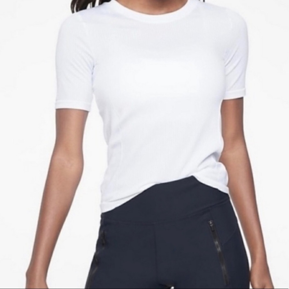 Athleta Renewed Ribbed Tee